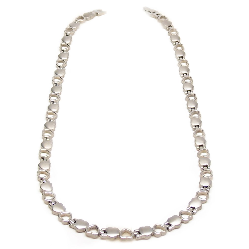 Accents Kingdom Women's Magnetic Therapy Necklace - Titanium Heart Pendant for Arthritis Pain Relief & Joint Discomfort - Perfect Gift for Her, Valentine's Day & Everyday Wear