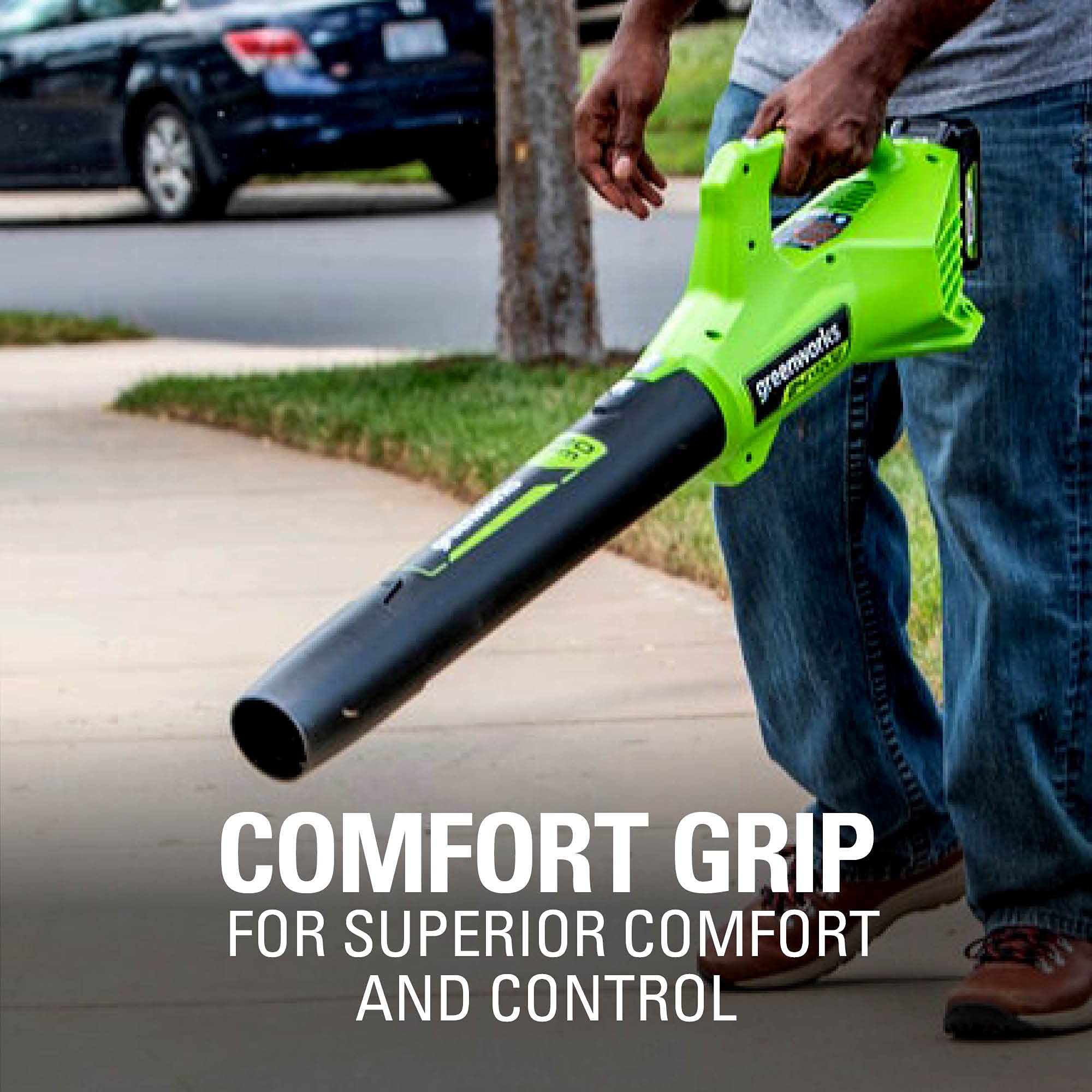 Greenworks 24V Cordless String Trimmer and Leaf Blower Combo Kit with 2Ah USB Battery & Charger - Perfect for Lawn Care, Yard Maintenance, and Garden Trimming
