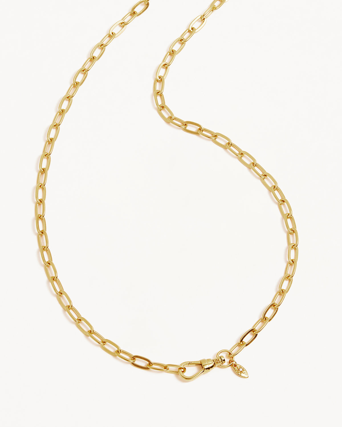 18K Gold Vermeil 17 Bold Link Chain Necklace for Women - Elegant Layered Necklace Jewelry Gift for Birthday, Anniversary & Valentine's Day - Perfect for Everyday Wear, Office & Special Occasions