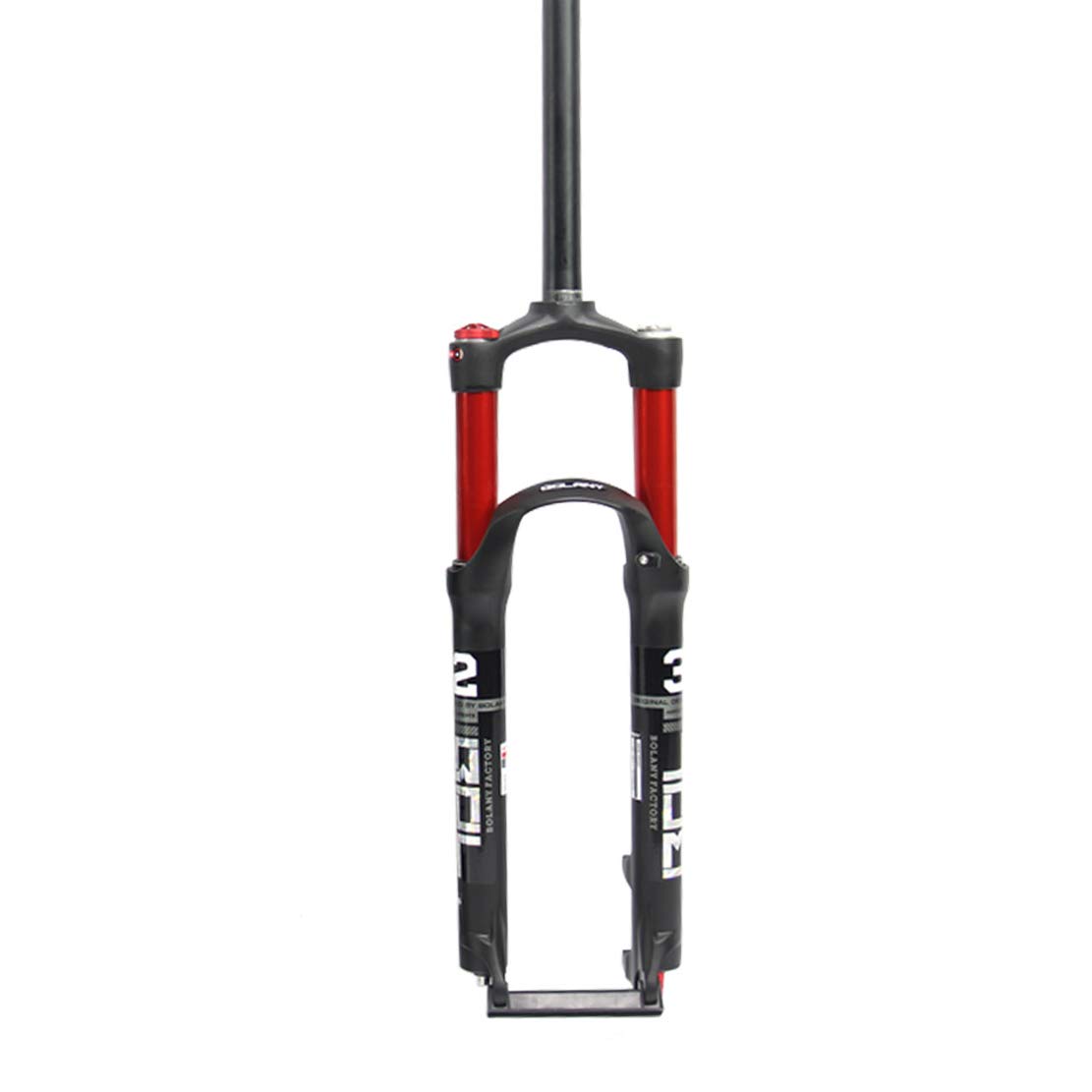 HIOD Straight Tube MTB Suspension Fork - Shock Absorbing Front Bicycle Fork with Lockout Control for Mountain Biking & Trail Riding