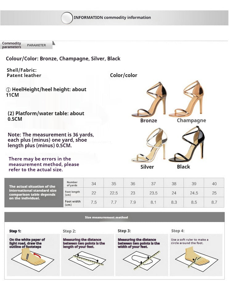 Stylish Faux Leather Ankle Strap Pointy Toe Stiletto Heels - Women's Fashion High Heels for Party, Wedding & Evening Events - Comfortable Dress Shoes for Night Out and Special Occasions