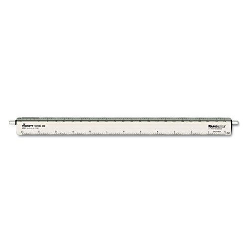 Chartpak Adjustable Architectural Triangular Scale Ruler - 1/16