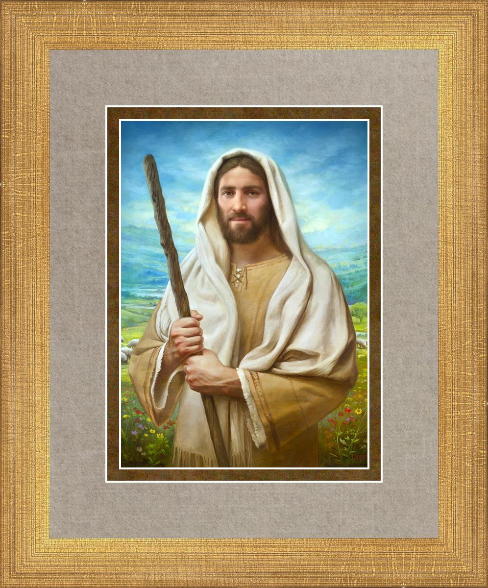 Feed My Sheep by Howard Lyon - Inspirational Christian Art Print for Home, Office & Church Decor - Perfect for Gifts & Spiritual Encouragement