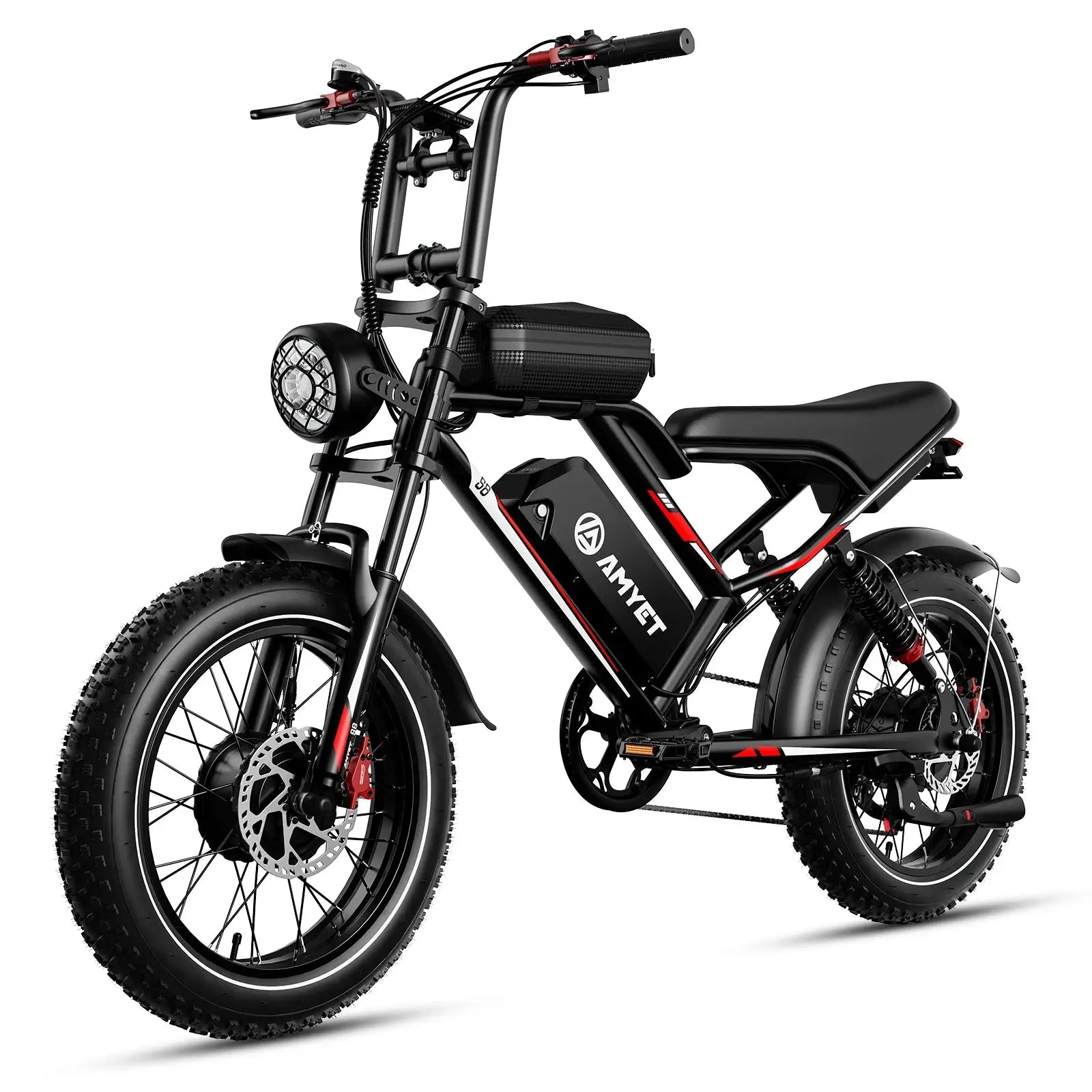 2kW High-Speed 20-Inch Hydraulic Brake Adult Electric Bike - 25AH Dual Motor E-Bike for Commuting & Off-Road Adventures | Perfect for Urban Travel & Mountain Trails