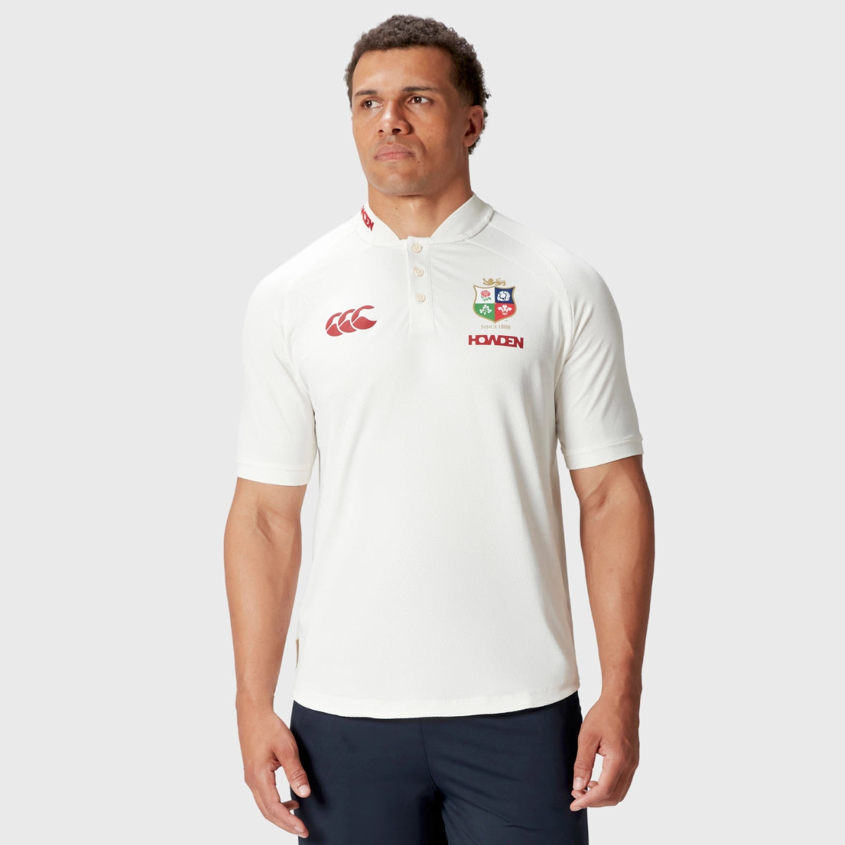 Canterbury British & Irish Lions Men's Performance Polyester Polo Shirt - White - Rugby, Golf & Casual Wear