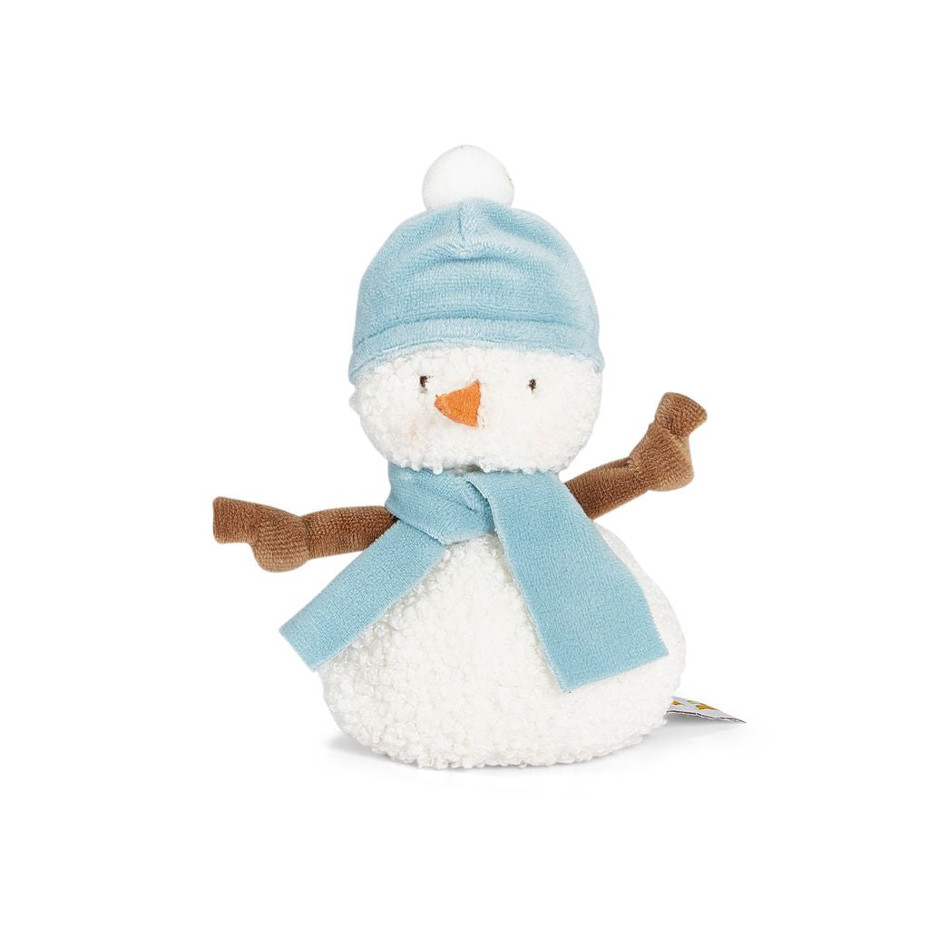 Chilly the Snowman Roly Poly Toy - Winter Themed Tumbler Doll for Kids | Perfect for Christmas Decorations & Holiday Gift Giving