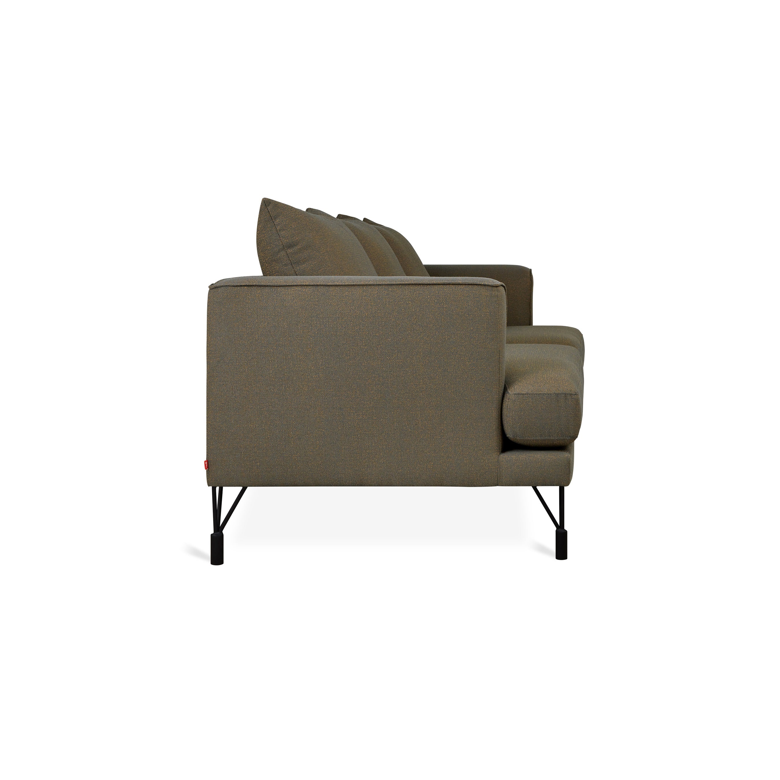 Luxury Highline Sofa - Modern Comfortable Sectional Couch for Living Room, Lounge & Home Theater - Premium Fabric Upholstery with Sturdy Frame - Perfect for Family Gatherings & Movie Nights