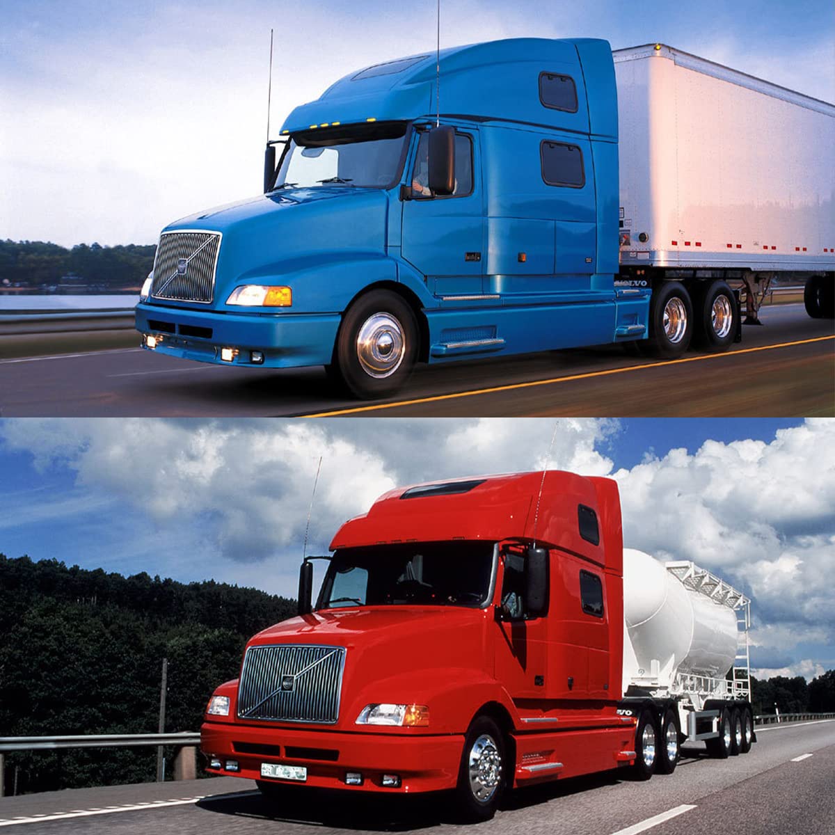 Volvo VN VNL VNM Truck Turn Signal Lights & Side Marker Lights - Compatible with OEM 8080852, 8080853 - Perfect for Replacement & Nighttime Safety Driving