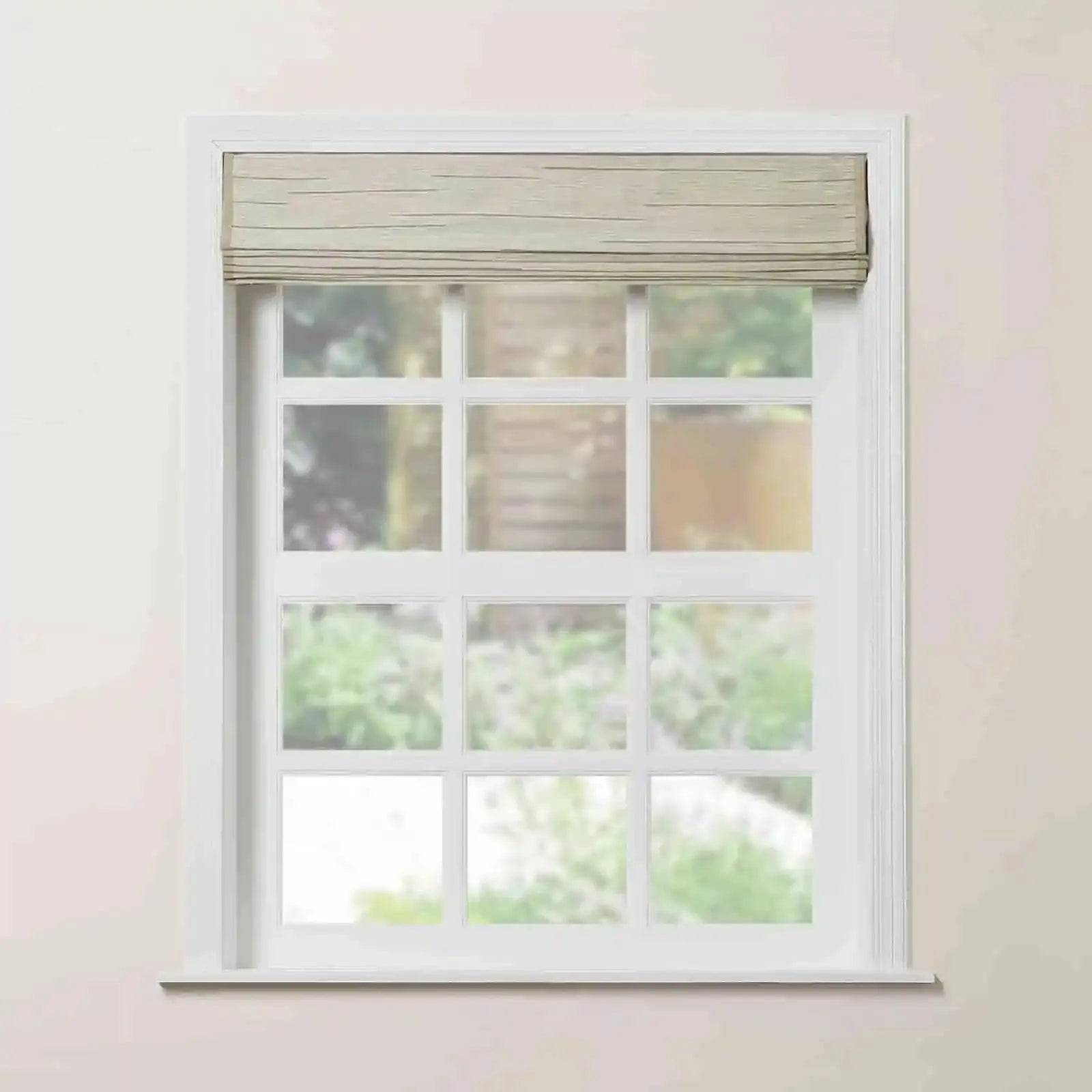 Rae Natural Ramie Bamboo Woven Shades - Series P | Eco-Friendly Window Coverings for Living Room, Bedroom & Patio | Light Filtering & UV Protection