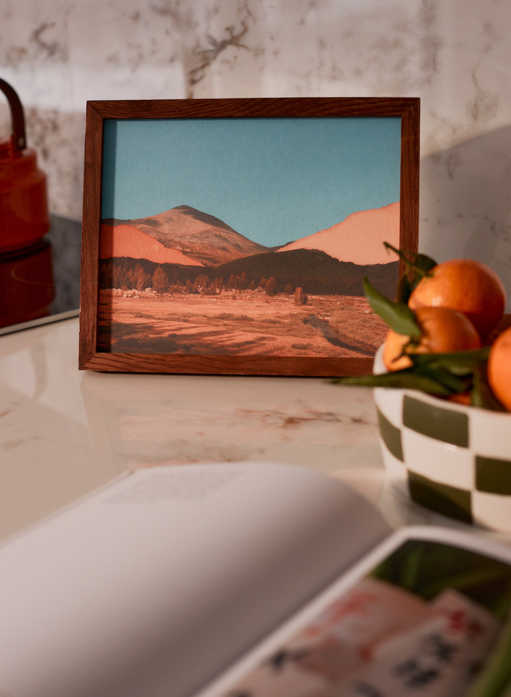 Nevada Noon Landscape Poster - High Quality Wall Art Print for Home, Office & Living Room Decor