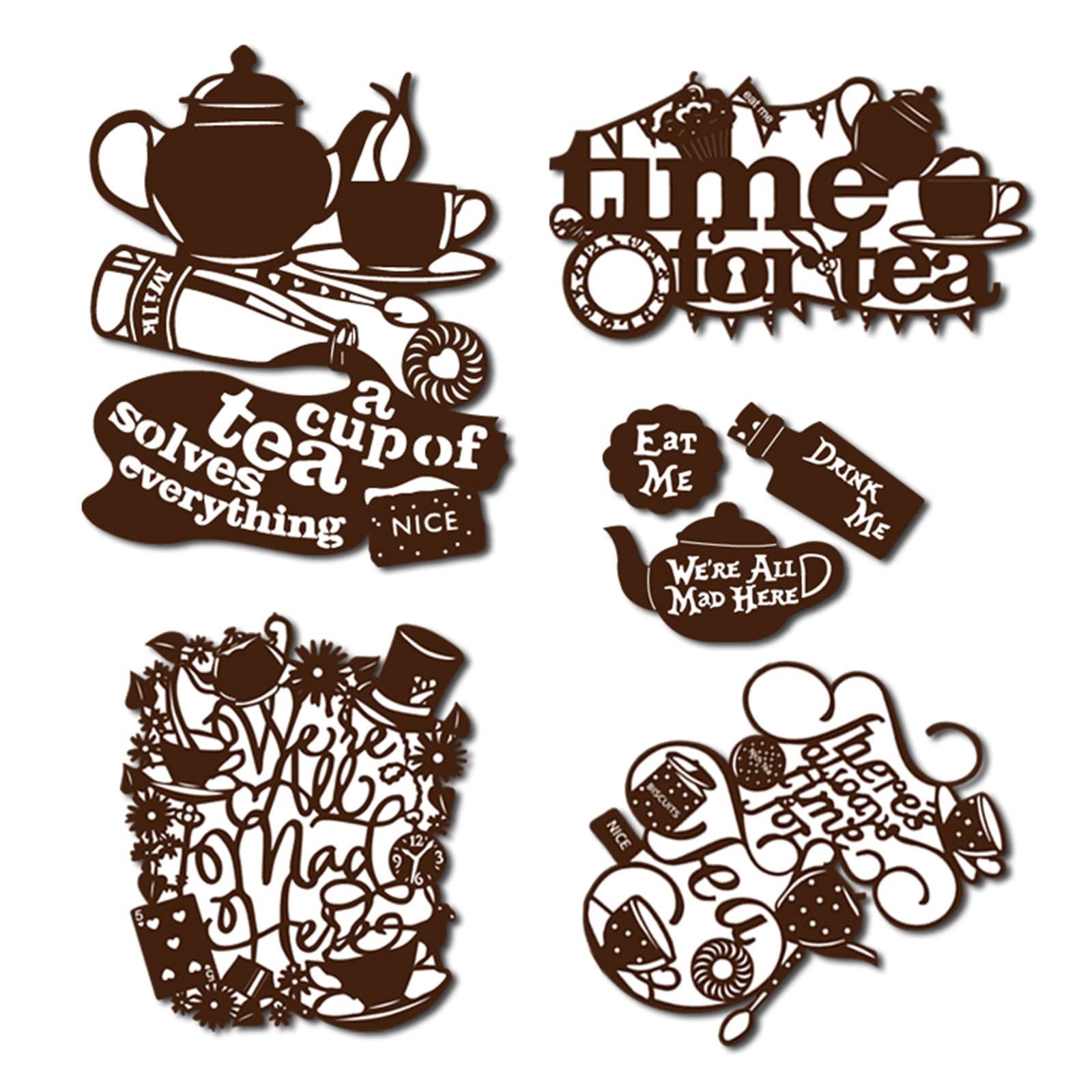 Metal Teapot Teacup Milk Bottle Cutting Dies - Embossing Stencils for Scrapbooking, DIY Greeting Cards, Album Decor - Perfect for Paper Crafts, Wedding Invitations & Home Decor Projects