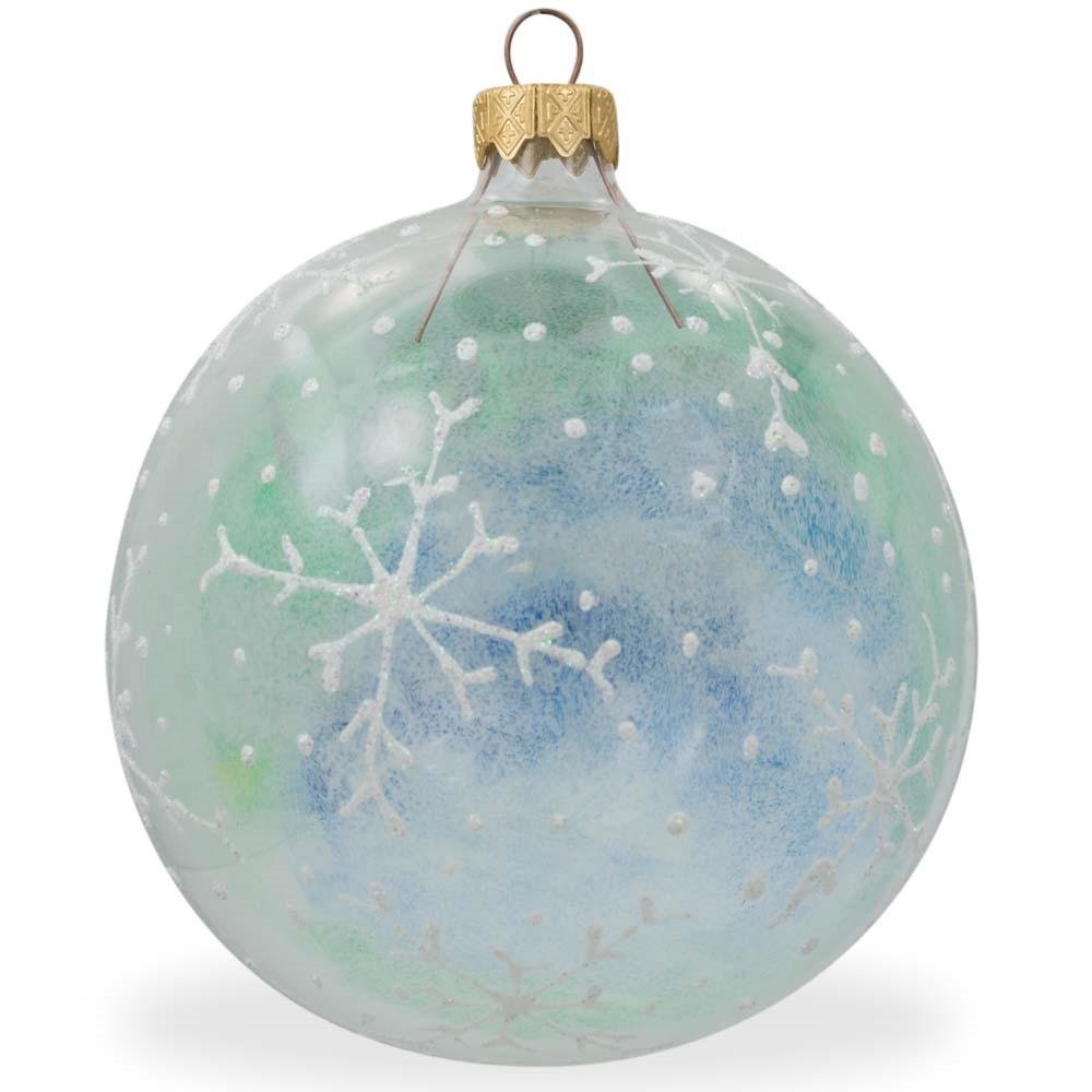 4 Inch Girl with Candy Cane Glass Ball Christmas Ornament - Handmade Holiday Decoration for Tree, Gift Exchange & Festive Home Decor