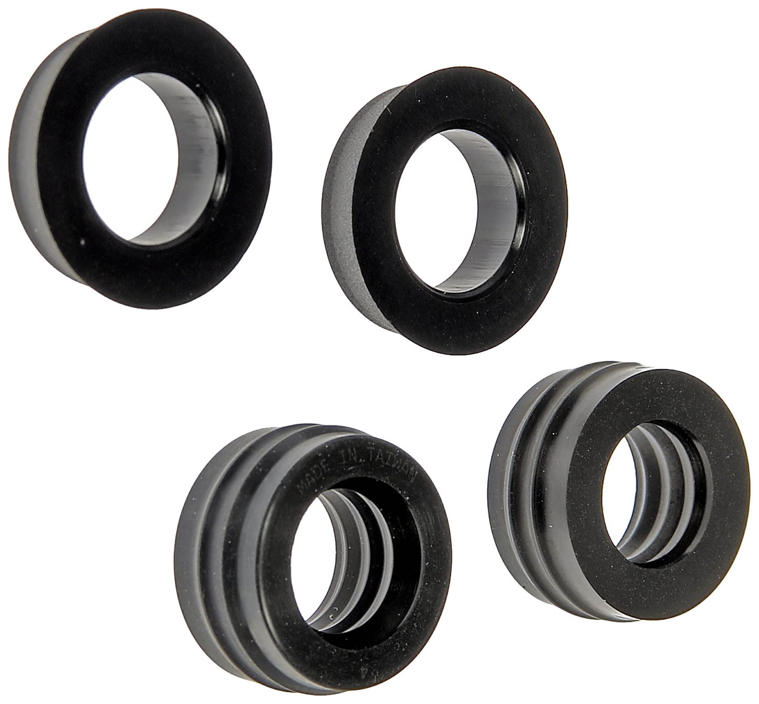 APDTY 160164 Transmission Oil Cooler Line Seal Set - 4 High-Quality O-Ring Seals for Smooth Transmission Performance | Perfect for Ford, Chevy, Dodge Vehicle Repairs & Maintenance