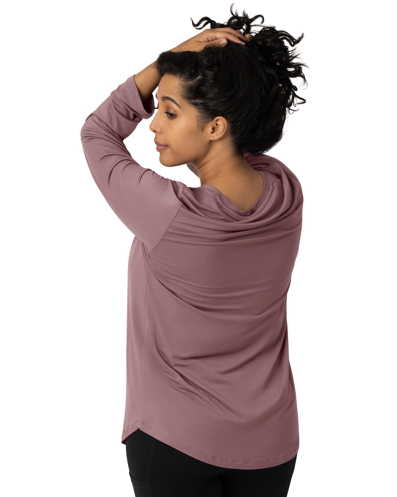 Kindred Bravely Long Sleeve Maternity & Nursing Top - Soft Breastfeeding Shirt for Comfortable Pumping & Nursing at Home or Work | Perfect for Pregnancy & Postpartum
