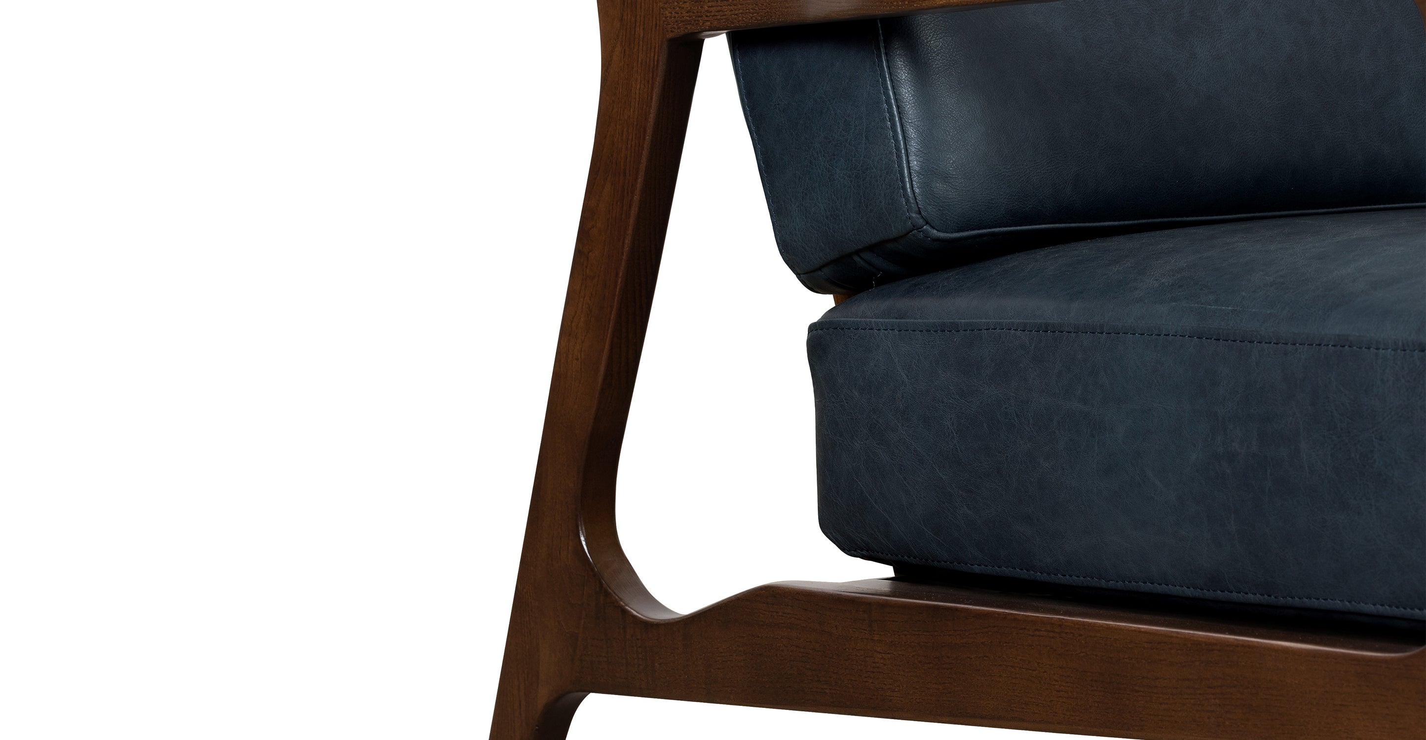 Premium Verity Genuine Leather Lounge Chair - Modern Comfort for Living Room, Office & Reading Nook - Perfect Relaxation & Stylish Home Decor