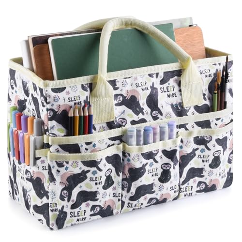 Tote Bag-White Sloth