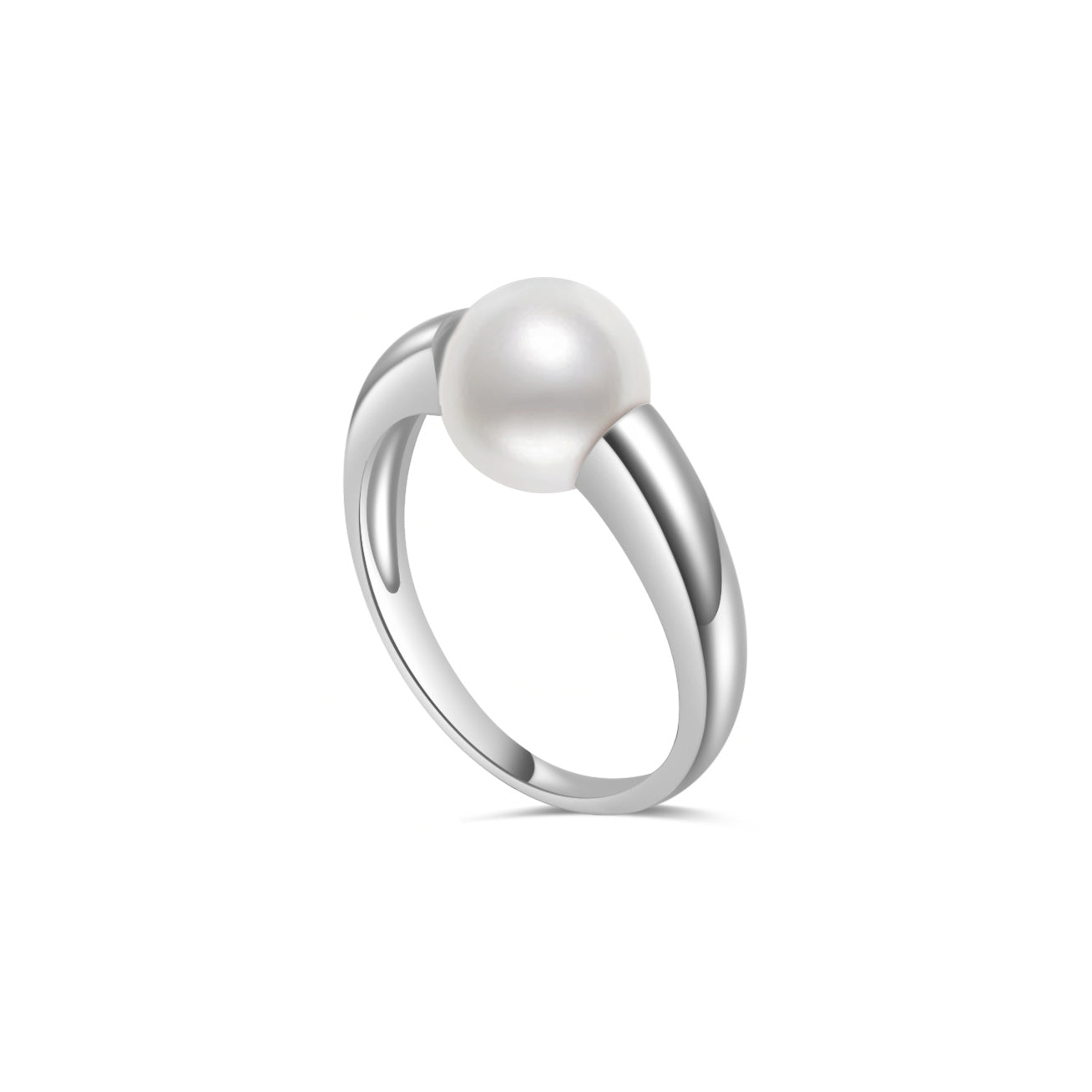 18K Gold Freshwater Pearl Ring for Women - Elegant & Timeless Jewelry Gift (KR00030) | Perfect for Weddings, Anniversaries & Special Occasions