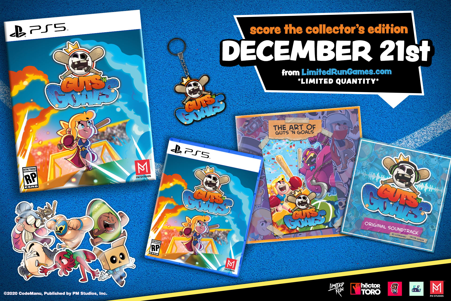 Guts 'N Goals Limited Edition for PS5 - Exciting Soccer Action Game - Perfect for Family Fun & Competitive Play