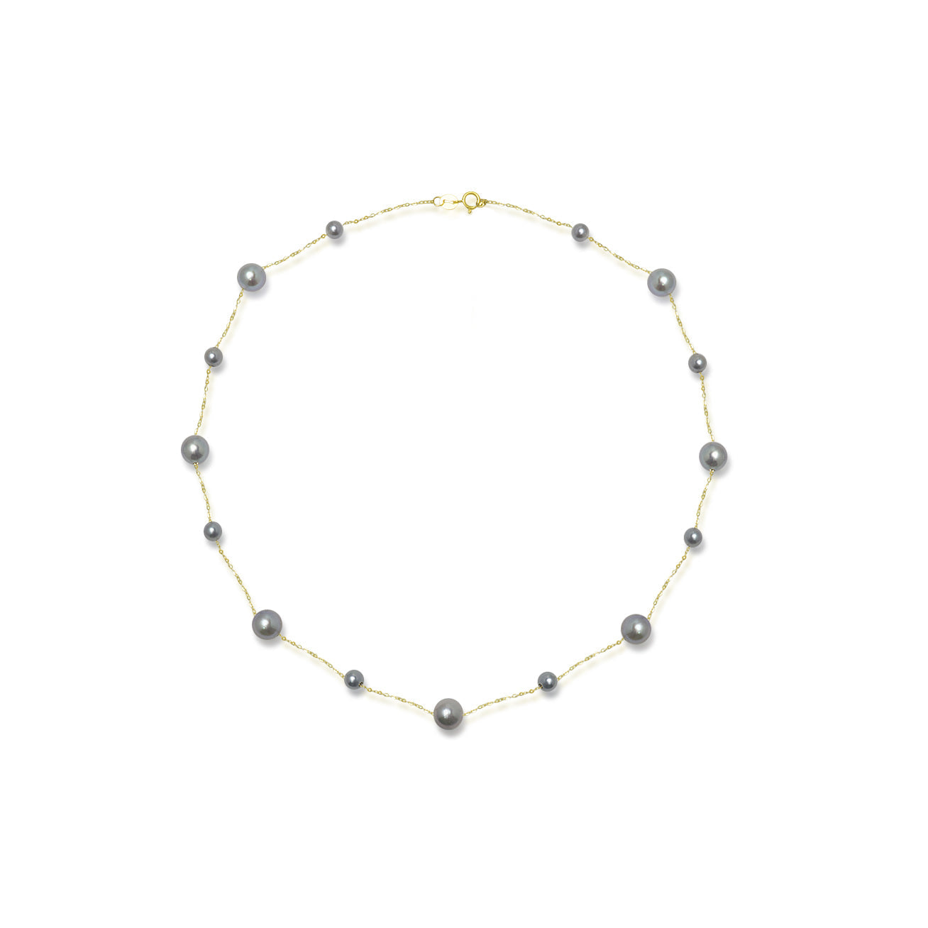 18K Solid Gold Akoya Madama Pearl Necklace - Elegant & Timeless Jewelry for Women, Perfect for Weddings, Anniversaries & Special Occasions | KN00074