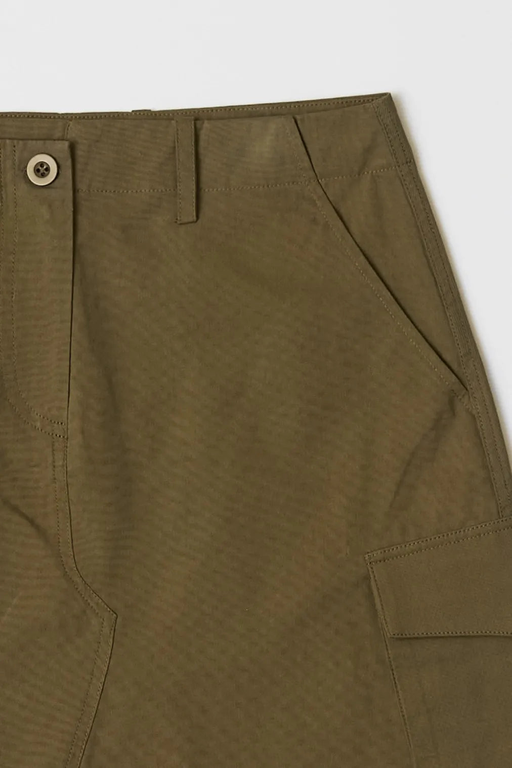 Stylish Olive Slit Skirt with Pockets - Women's High Waist A-Line Midi Skirt for Casual & Office Wear | Perfect for Work, Dates & Everyday Outfits