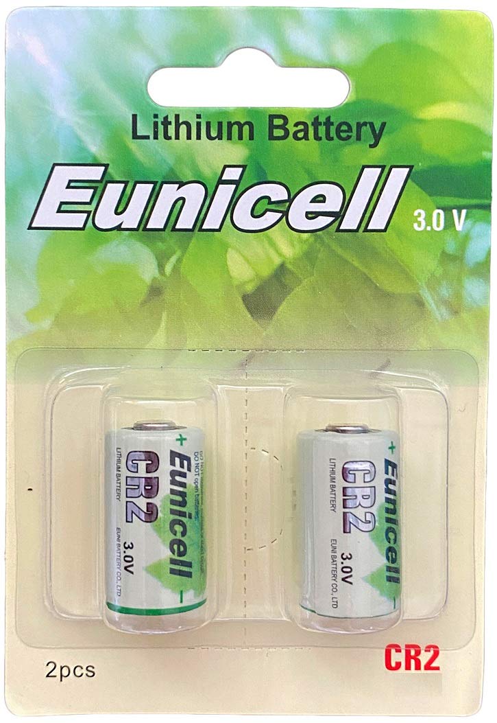 Eunicell CR2 CR-2 3V Lithium Batteries (2-Pack) - Long-Lasting Power for Cameras, Flashlights & Medical Devices