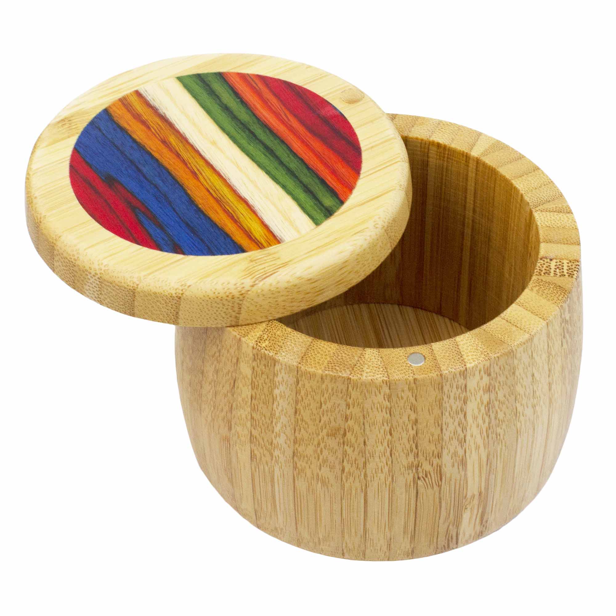 Baltique® Marrakesh Collection Salt Cellar - 8 Oz. Ceramic Salt Keeper with Lid - Elegant Spice Storage for Kitchen, Dining Table & Entertaining