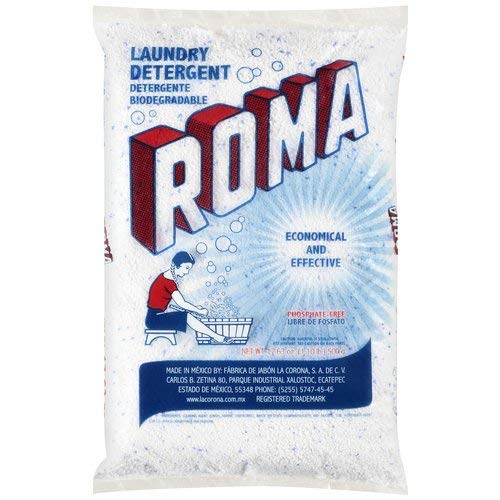 Roma Laundry Detergent - Powerful Stain Remover for Clothes, Fresh Scent - Perfect for Everyday Laundry, Travel & Camping