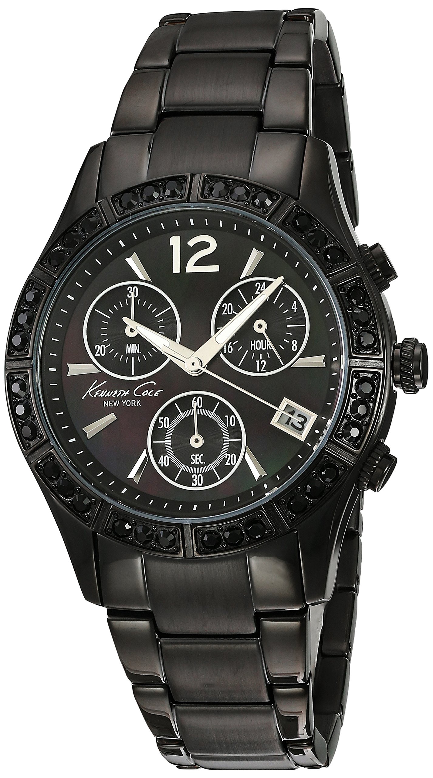 Kenneth Cole Women's Classic Black Leather Watch - Elegant & Stylish Timepiece for Everyday Wear, Office, and Special Occasions