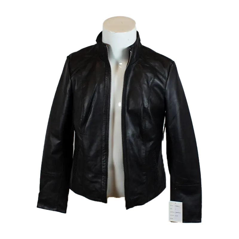 BOL Women's Classic Leather Jacket - Stylish Faux Leather Biker Jacket for Women, Trendy Outerwear for Fall & Winter, Perfect for Casual Outfits, Date Nights & Motorcycle Rides
