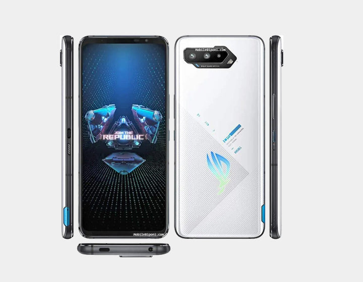 ASUS ROG Phone 5 ZS673KS (I005DA) 5G Smartphone - 128GB ROM 12GB RAM, GSM Unlocked, White - Ultimate Gaming Phone for Mobile Esports & High-Performance Gaming