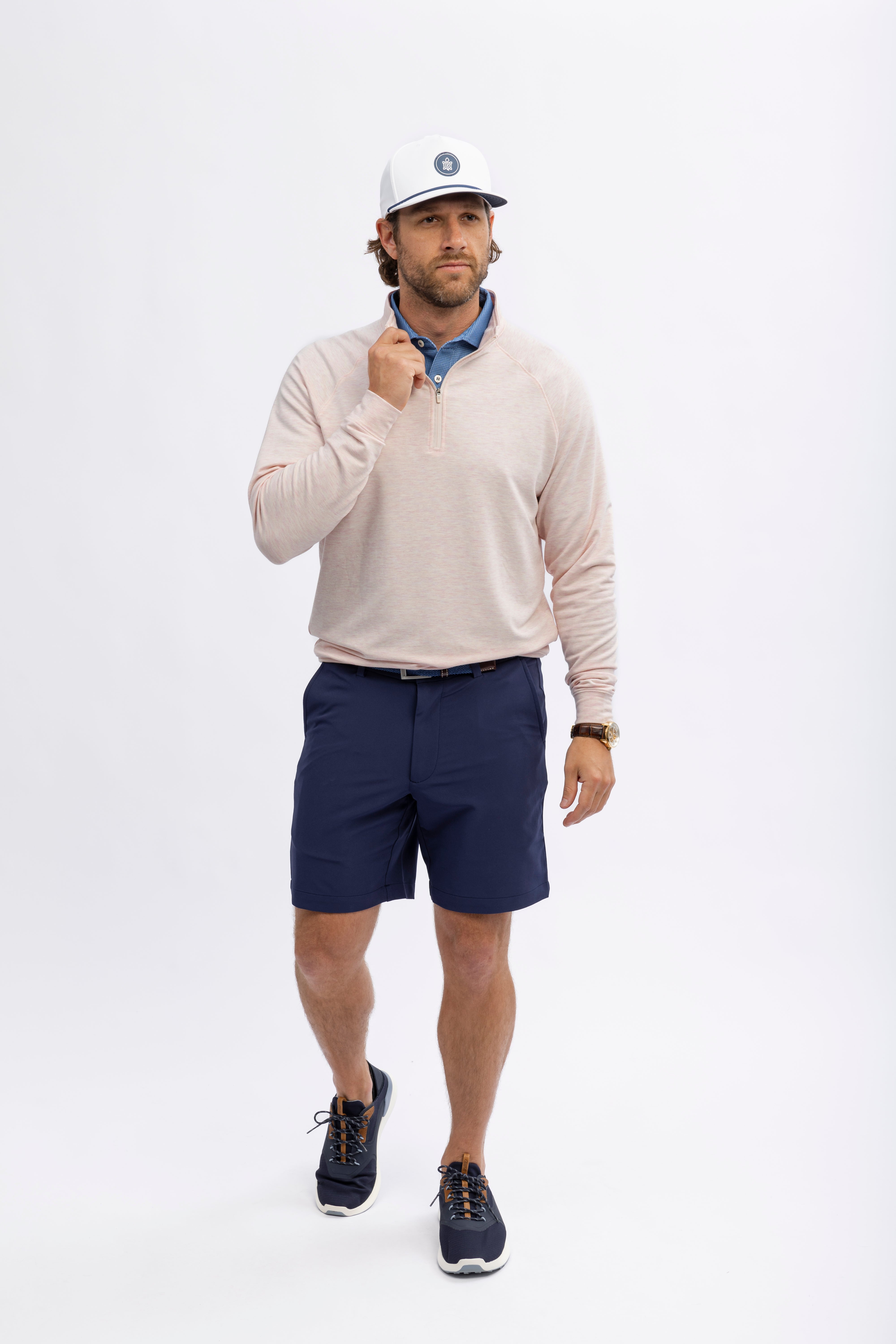 Wynn Quarter Zip Pullover for Men - Lightweight Fleece Jacket with Zipper - Casual & Outdoor Wear for Hiking, Running, and Travel