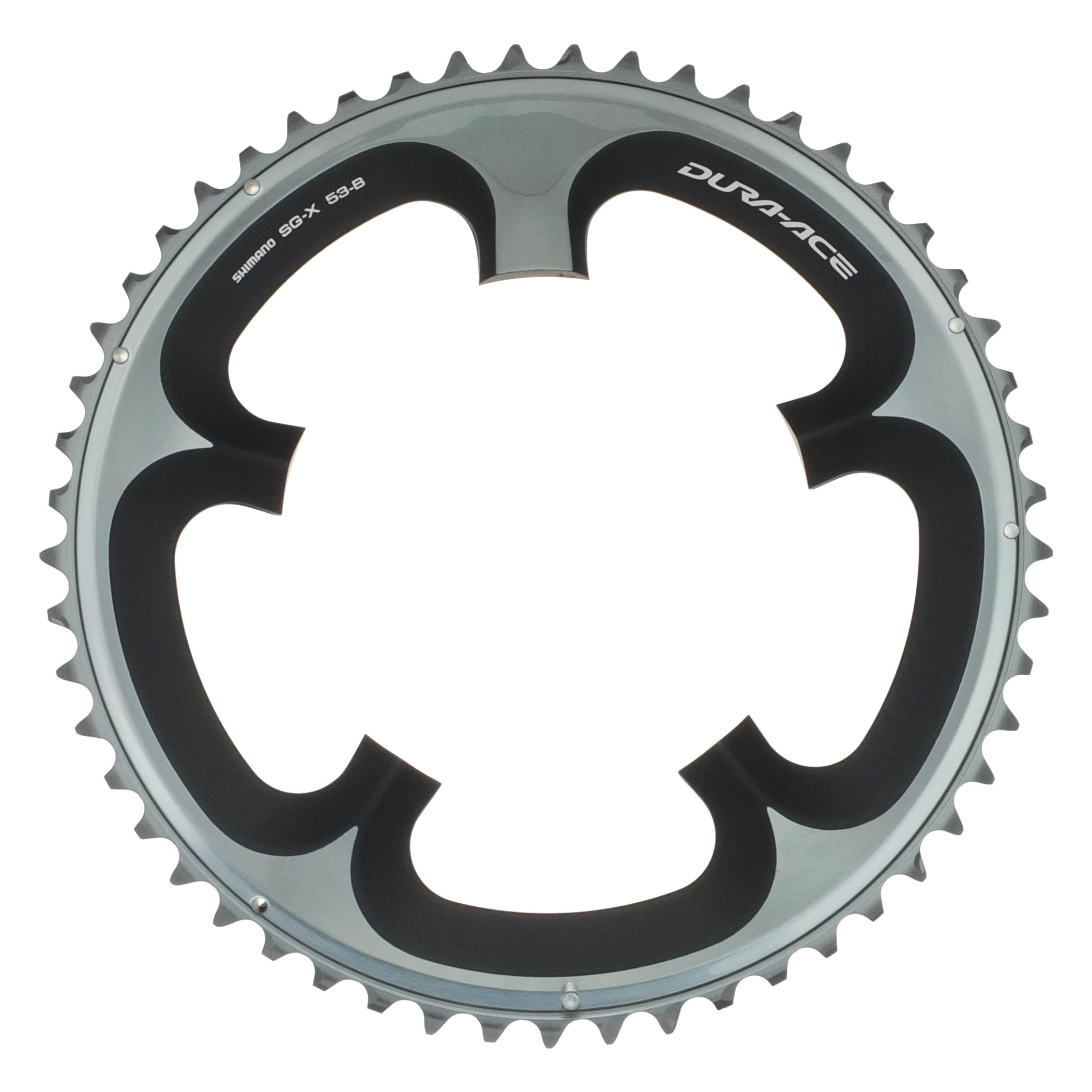 Shimano Dura-Ace FC-7900 Chainring 53T B-Type Silver/Grey - High-Performance Road Bike Chainring for Racing & Endurance Cycling (Japan Import)