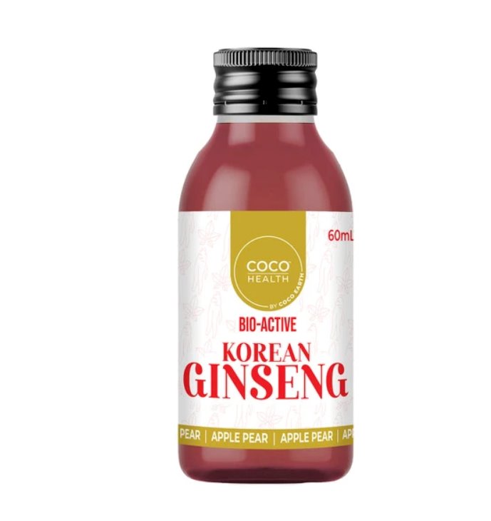 Premium Korean Red Ginseng Energy Shot - 100% Pure Coco Earth Extract for Immunity & Vitality Boost - Perfect for Workouts, Travel & Daily Wellness