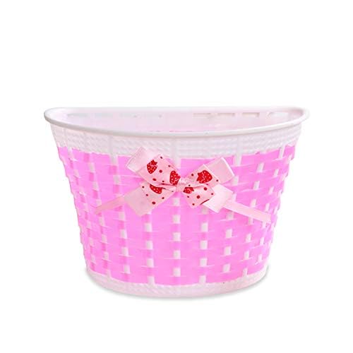 MINI-FACTORY 4Pcs Bike Accessories Set - Basket, Bell, Streamer & Spoke Decor for Girls | Cycling Fun Gifts