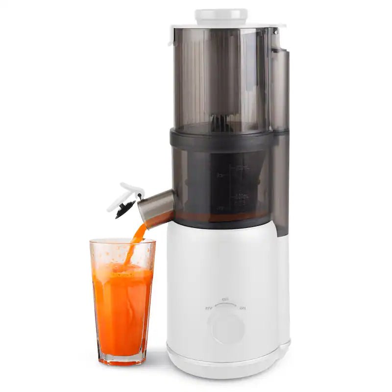 Tribest Shine Vertical Juicer - High Speed Cold Press Juicer for Fruits & Vegetables - Perfect for Healthy Juicing at Home, Gym, or Office
