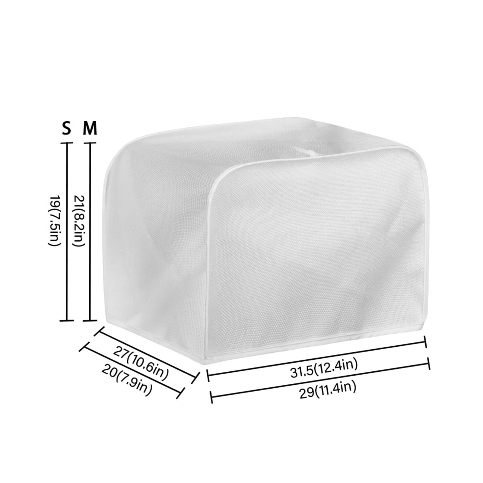 Coldinair Tropical Palm Leaves Print 2 Slice Toaster Cover & Bread Maker Cover - Dustproof Small Kitchen Appliance Protector for Toasters & Bread Machines - Perfect for Kitchen Countertop Protection & Fingerprint Prevention