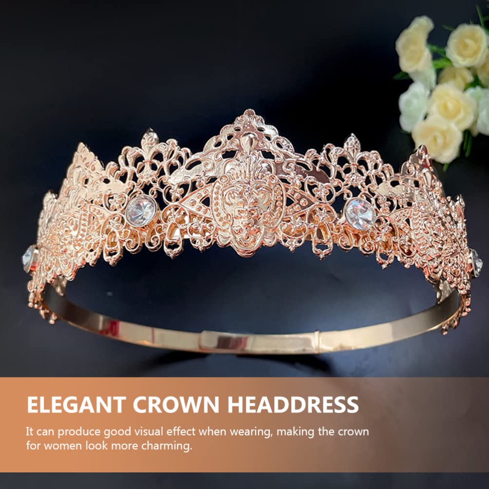 Handcrafted Rhinestone Tiara Crown - Elegant Bridal Hair Accessory for Weddings, Prom & Special Events | Zinc Alloy Hair Ornament with Delicate Design