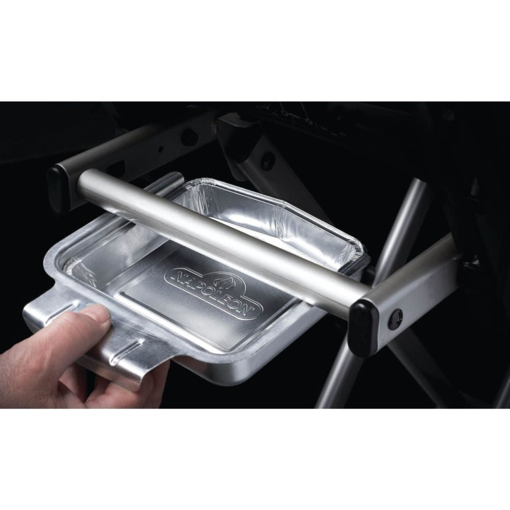 Napoleon 62006 Disposable Aluminum Grease Trays for TravelQ Series - Perfect for Outdoor Grilling, Camping & BBQ Parties