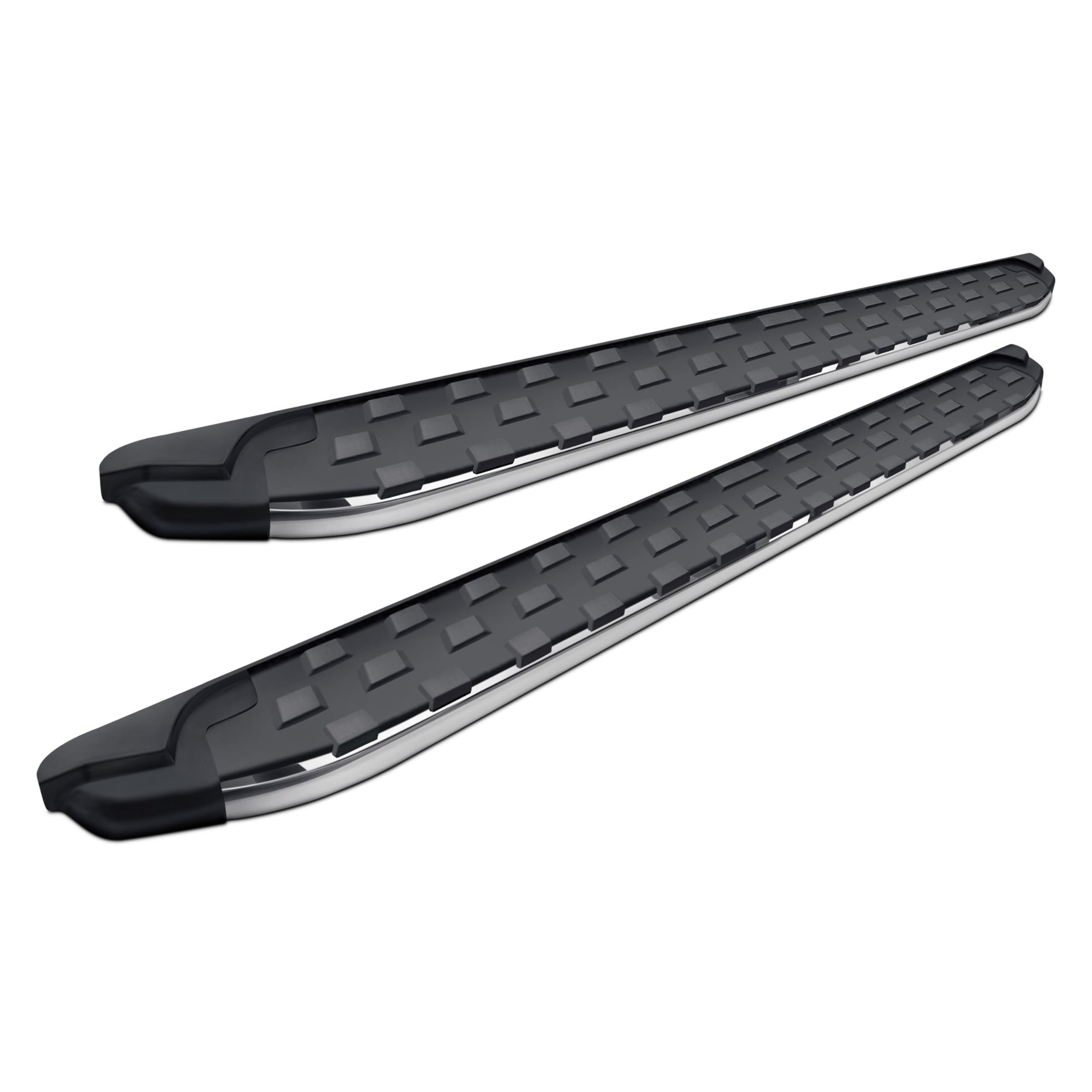 Romik Ford Super Duty Super Cab Running Boards - Heavy Duty Side Steps for Truck Accessories - Perfect for Off-Roading, Work Trucks & Daily Commutes