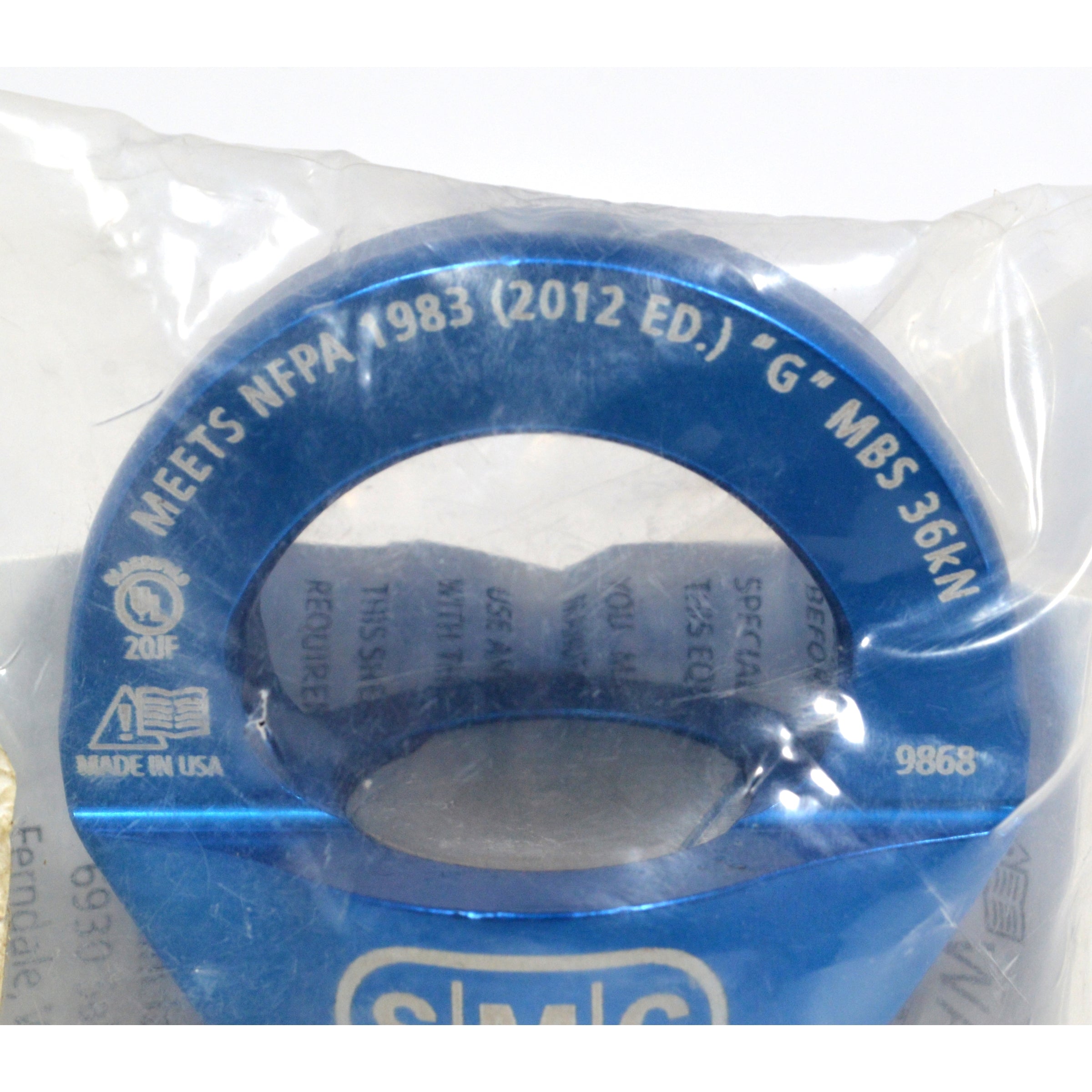 BLUE RESCUE SWIVEL #NFPA136000 by SEATTLE MFG CO (SMC) - Heavy Duty Climbing & Mining Safety Gear for Emergency Rescue & Industrial Use