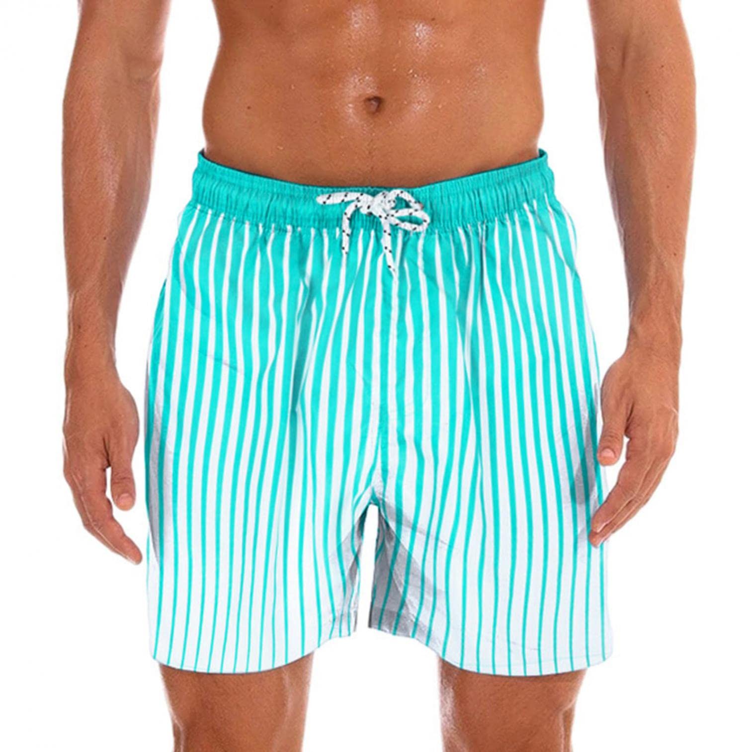 **Men's Black Swim Trunks - Quick-Dry Swim Shorts for Swimming, Surfing, Running & Beach Sports | Perfect for Pool, Gym & Vacation**