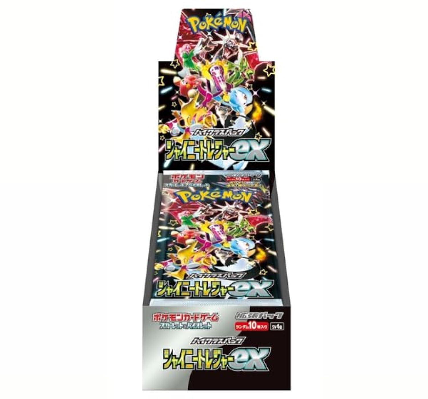 Pokemon Card Game Japanese Booster Box - Shining Treasure EX | Rare Collectible Trading Cards for Players & Fans | Perfect for Battles, Trading & Display