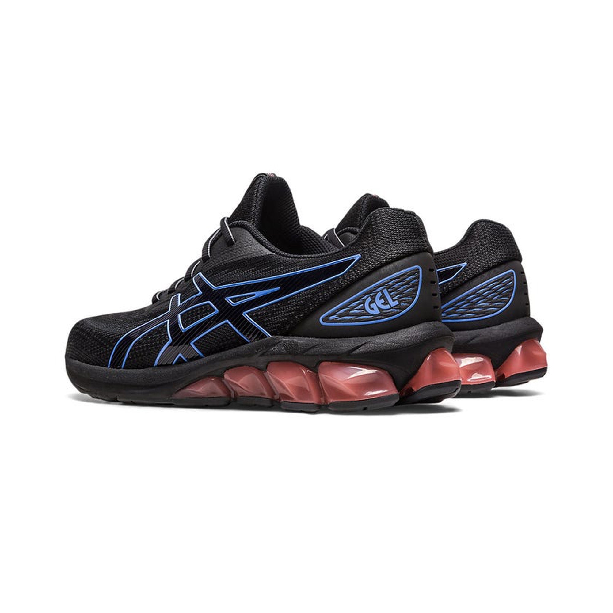ASICS Gel Quantum 180 VII Running Shoes for Men - Black/Periwinkle Blue - Lightweight Cushioned Sneakers for Jogging, Gym Workouts & Daily Wear
