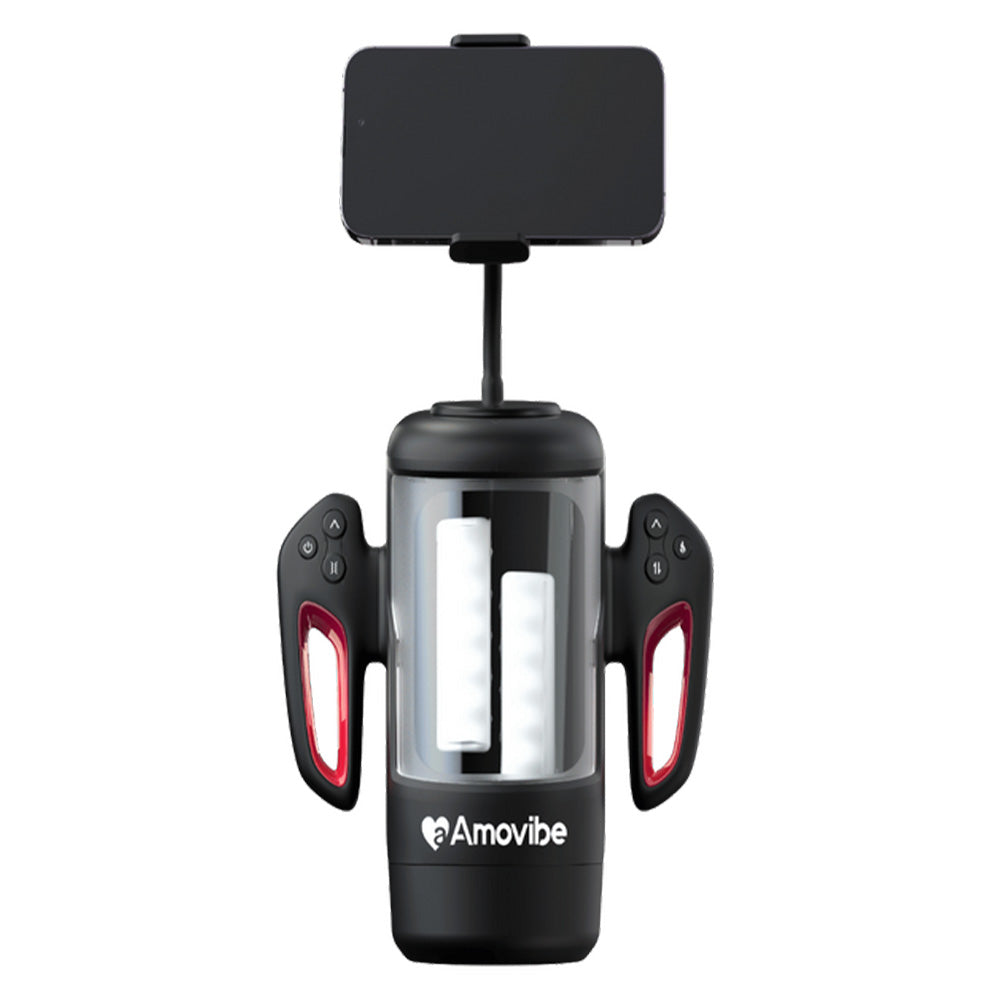 Amovibe Game King Automatic Male Masturbator with Vibration & Heating - Perfect for Solo Play & Stress Relief