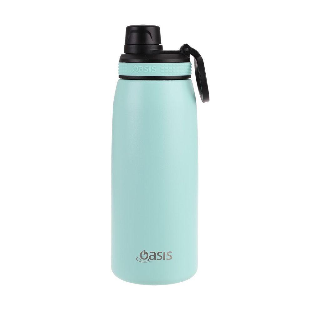 Oasis 780ml Insulated Stainless Steel Sports Water Bottle - Mint Green, Leak Proof, Keeps Drinks Cold 24 Hours/Hot 12 Hours - Perfect for Gym, Hiking, Running & Outdoor Activities