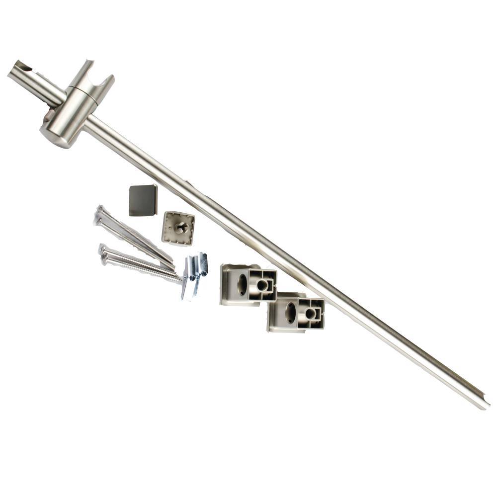 Moen A742BN 90 Degree Slide Bar in Brushed Nickel - Perfect for Bathroom and Kitchen Faucet Installation