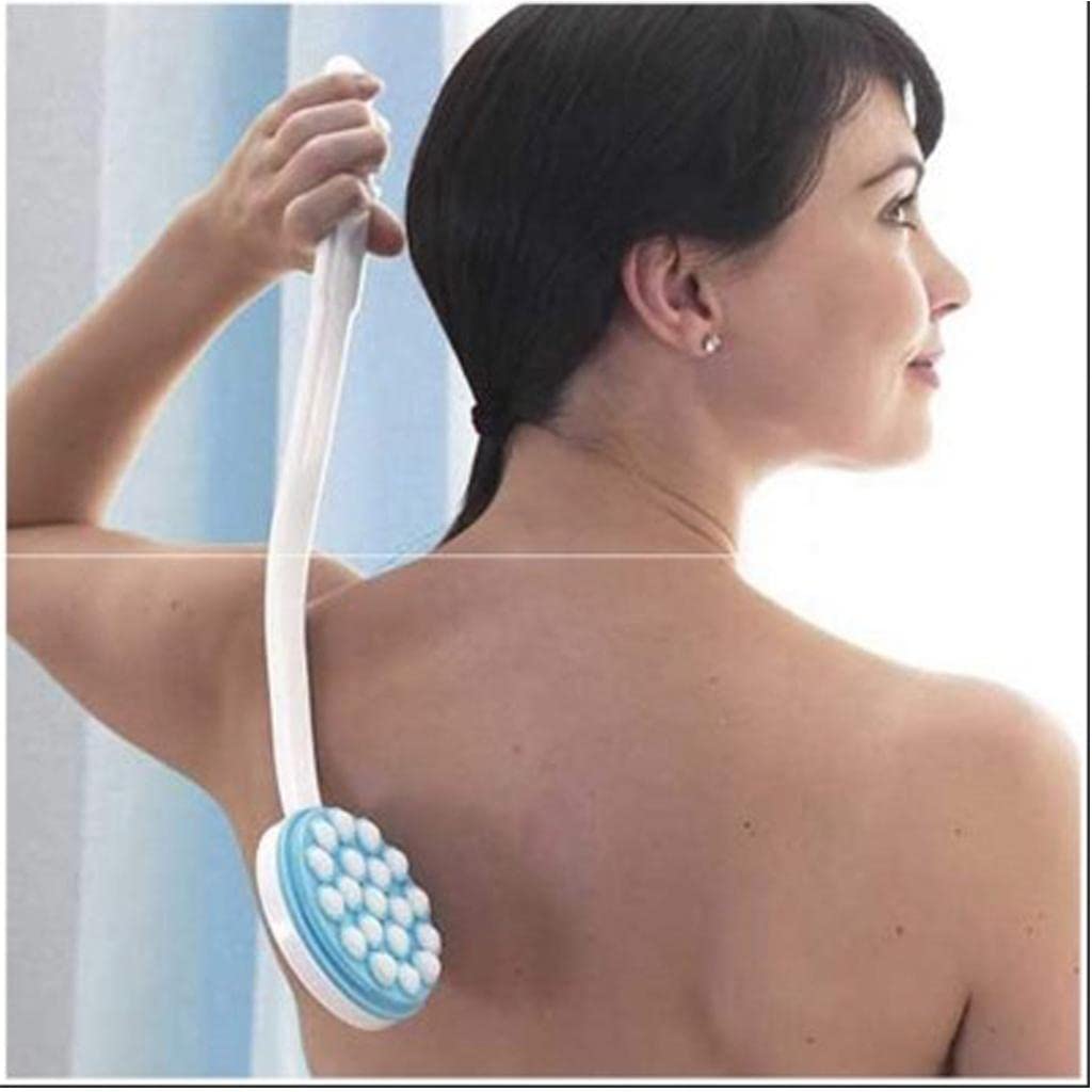 Harayaa Long Handle Lotion Applicator - Body Oil & Cream Massage Brush for Back, Legs & Hard-to-Reach Areas | Shower & Bath Essential Tool for Skin Care & Relaxation
