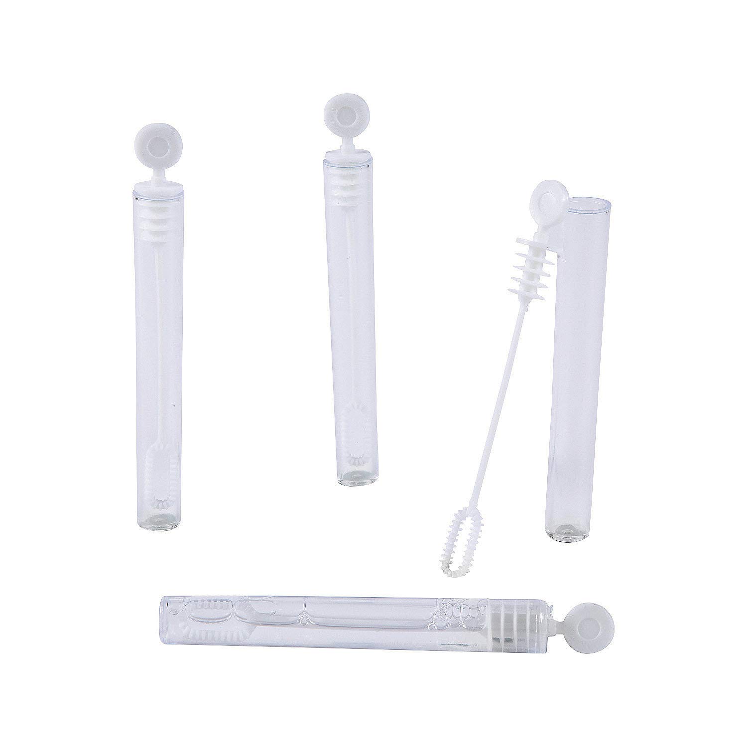 24-Piece Clear Bubble Tubes - Sensory Toys for Kids - Perfect for Birthday Parties, Classroom Activities & Stress Relief Play