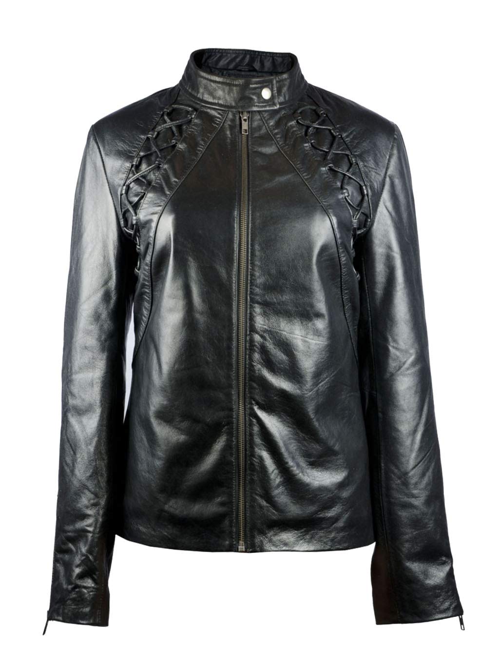 Stylish Black Faux Leather Jacket for Women - Trendy Designer Motorcycle Jacket - Perfect for Night Out, Biker Style & Fall Fashion