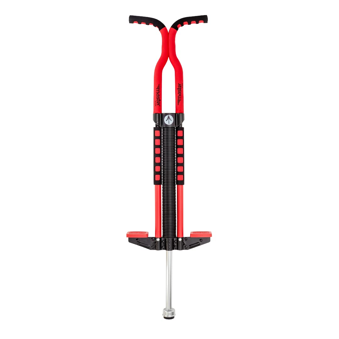 Flybar Master Pogo Stick for Kids Ages 9+ - 80-160 lbs Capacity with Easy Grip Handles & Anti-Slip Pegs | Outdoor Jumping Toy for Boys, Girls, Tweens & Teens | Perfect for Backyard Play, Exercise & Outdoor Activities